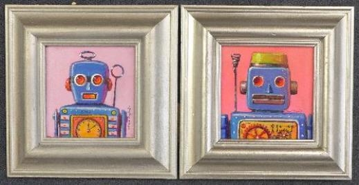 Raymond Campbell 2 Works Tick Tock Bot Gear Robot Mutualart