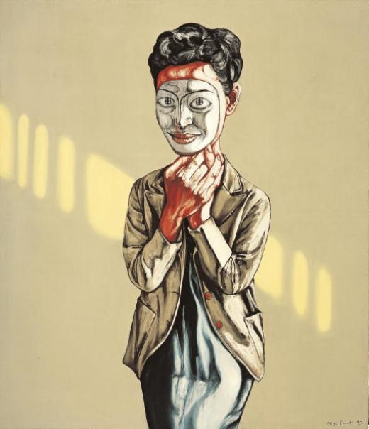 Jens Fange　イェンス・ファンゲ Zeng Fanzhi | Mask Series 1995 No. 8 (1995) | MutualArt