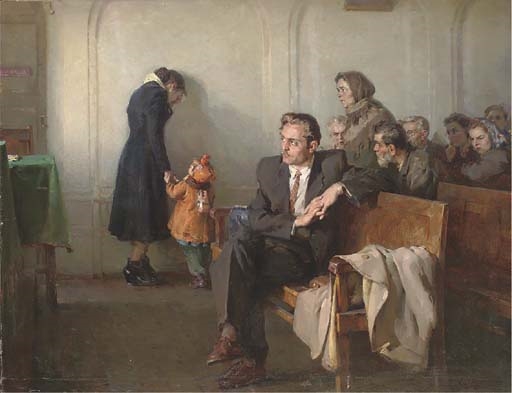 Aleksei Pavlovich Solodvnikov | The divorce (1955) | MutualArt