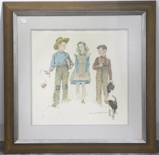 Norman Rockwell The Rivals Mutualart