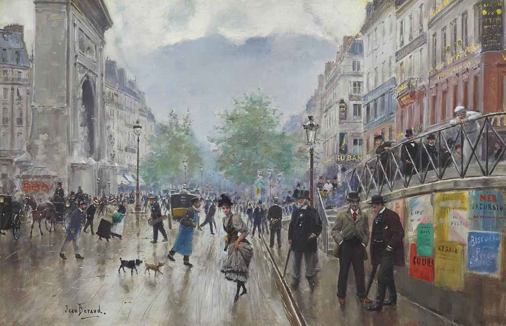 Jean Béraud | Le boulevard Saint-Denis à Paris | MutualArt