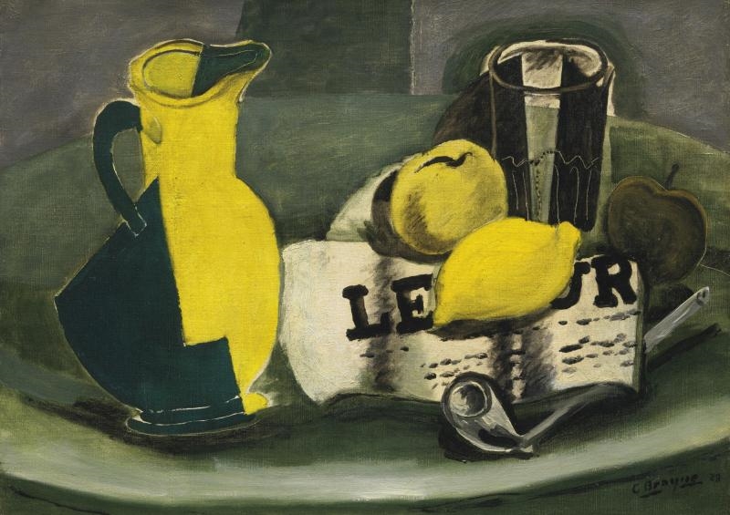 Georges Braque | PICHET ET JOURNAL (1928) | MutualArt