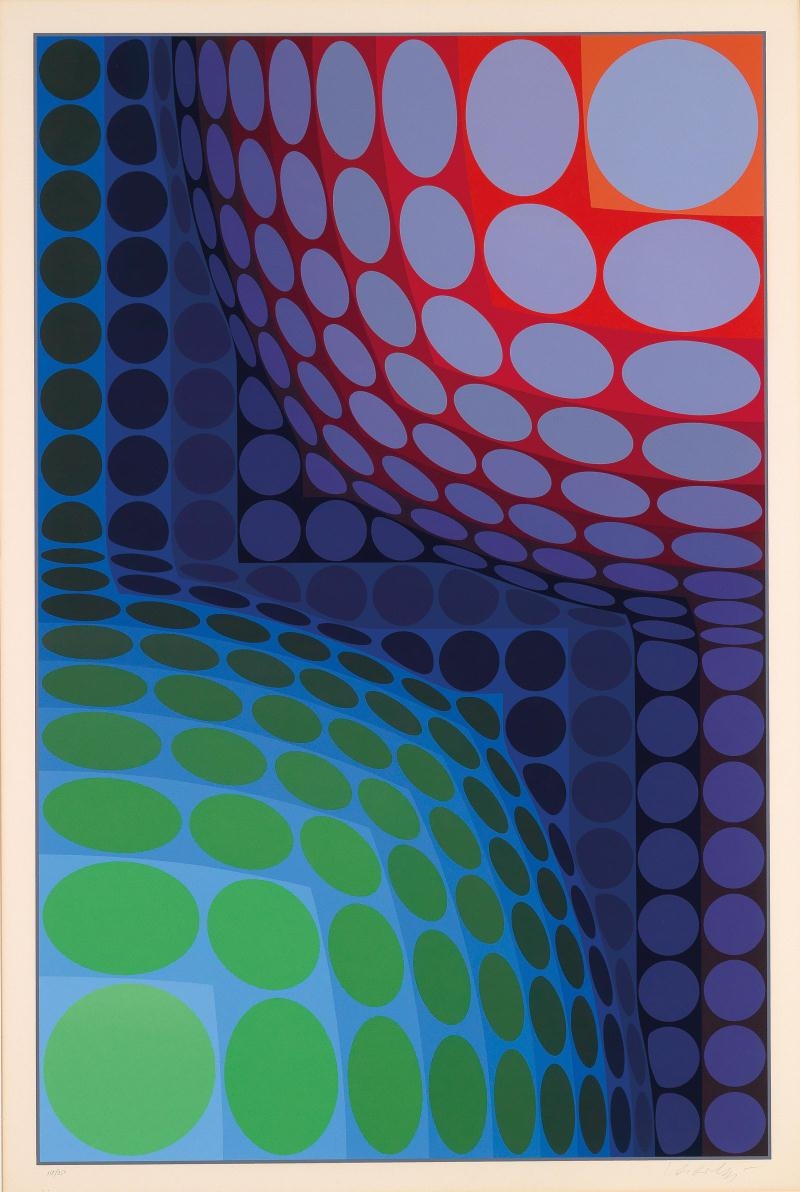 Victor Vasarely | Bi-Vega (1968 - 1975) | MutualArt