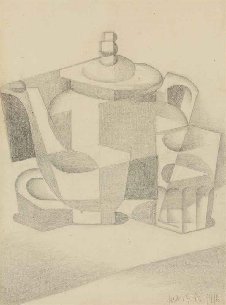 Juan Gris | Nature morte à la théière (1916) | MutualArt