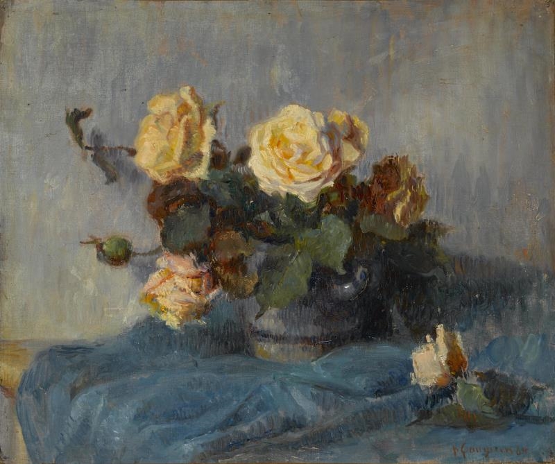 Paul Gauguin | Bouquet de roses (1884) | MutualArt