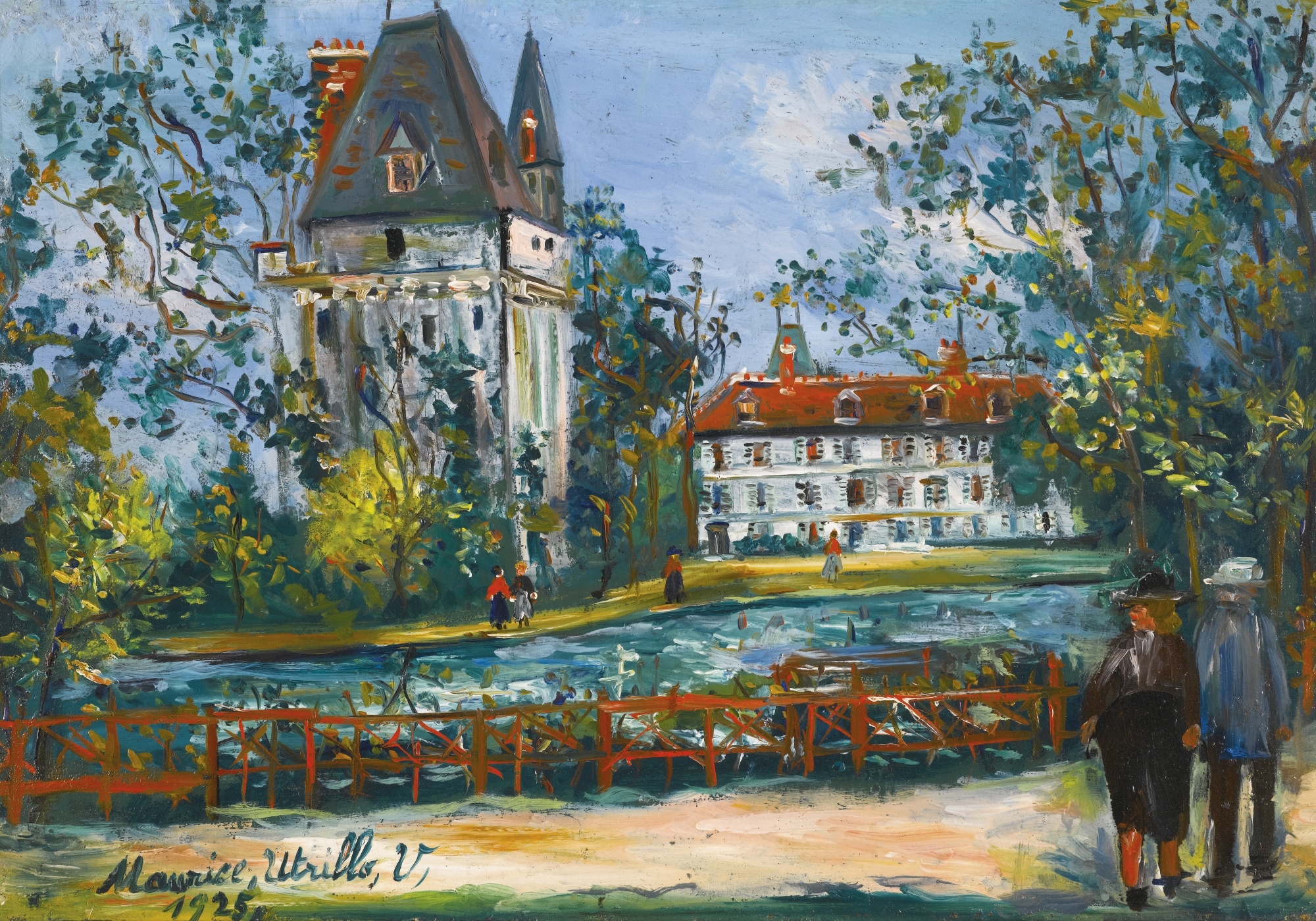 Maurice Utrillo、LANNOIS(SEINE ET OISE) Sannois (seine-et-oise