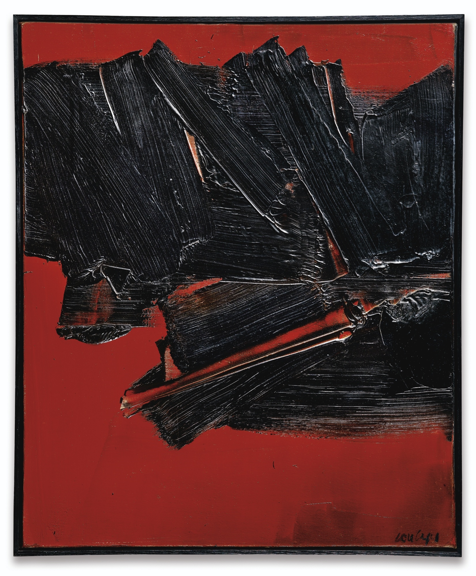 Pierre Soulages | PEINTURE (1961) | MutualArt