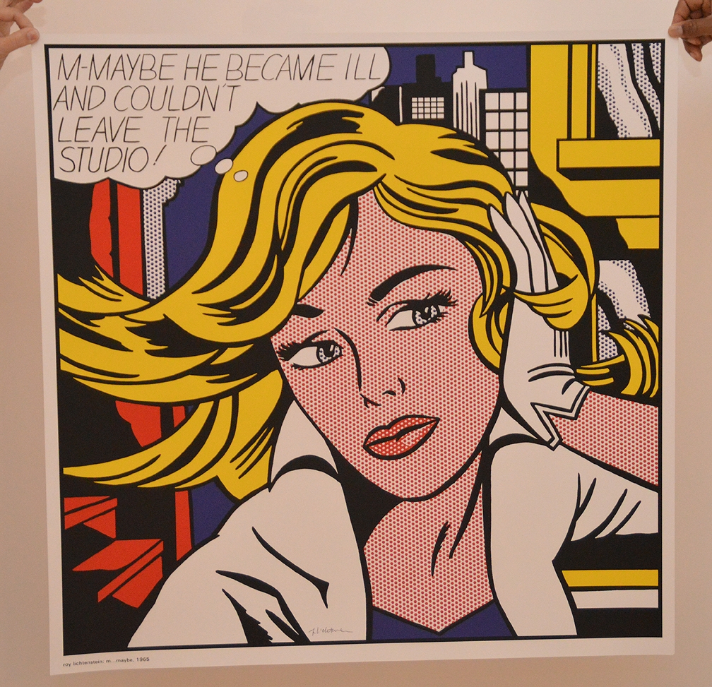 Roy Lichtenstein | M.Maybe (1965) | MutualArt