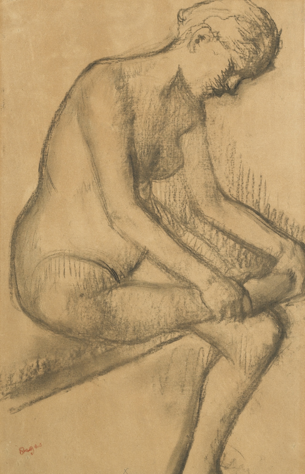 Edgar Degas | APRÈS LE BAIN (1896) | MutualArt