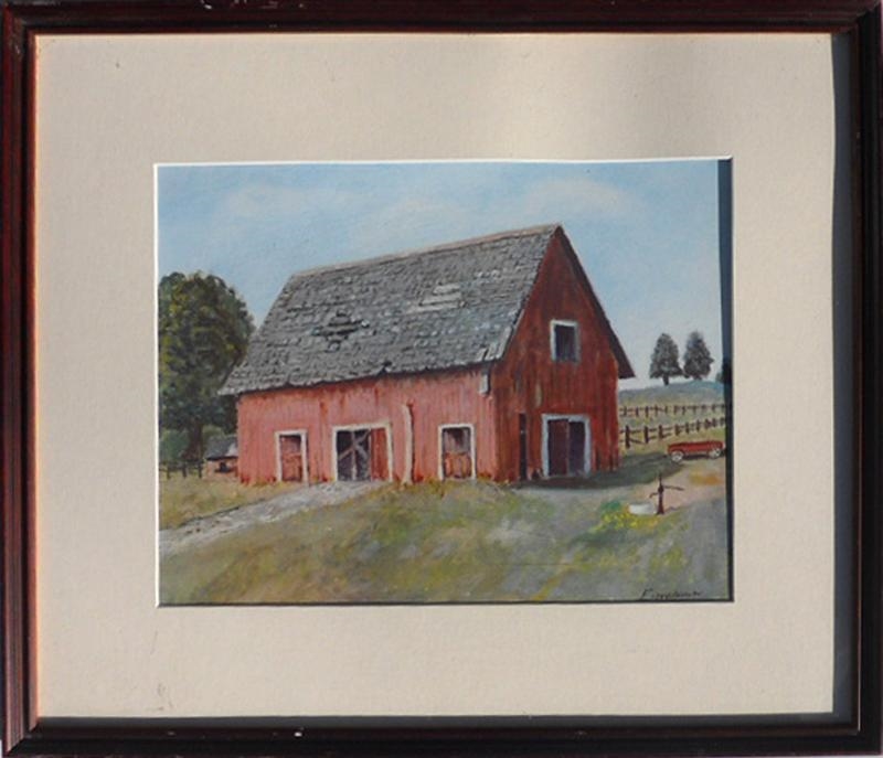 Deserted Barn President Eisenhower Print From Eisenhower College