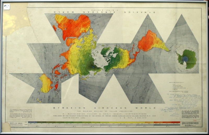 Dymaxion Map – Archival Matte Paper Poster – Buckminster Fuller Institute