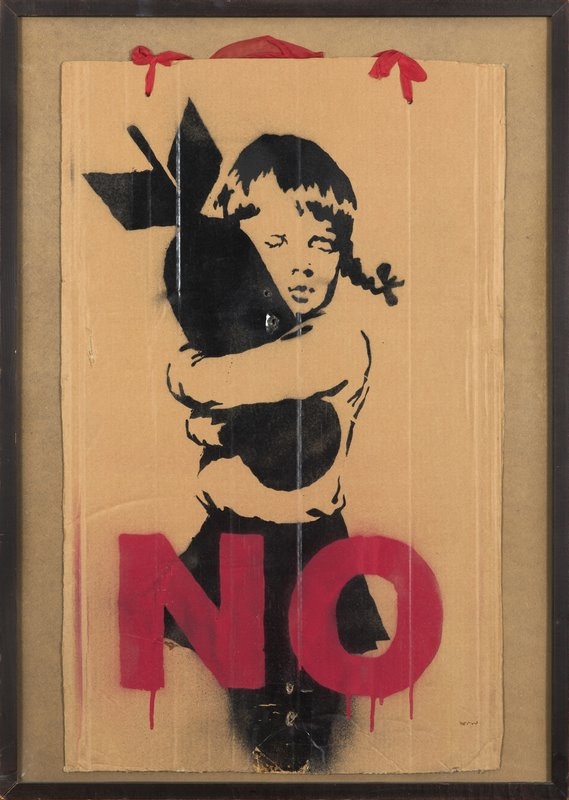 Banksy | Bomb Hugger (2003) | MutualArt