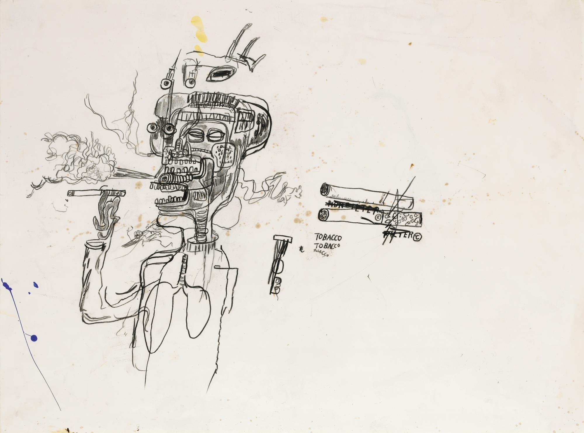 jean michel basquiat tobacco Jean-Michel Basquiat | UNTITLED (TOBACCO) (1984)