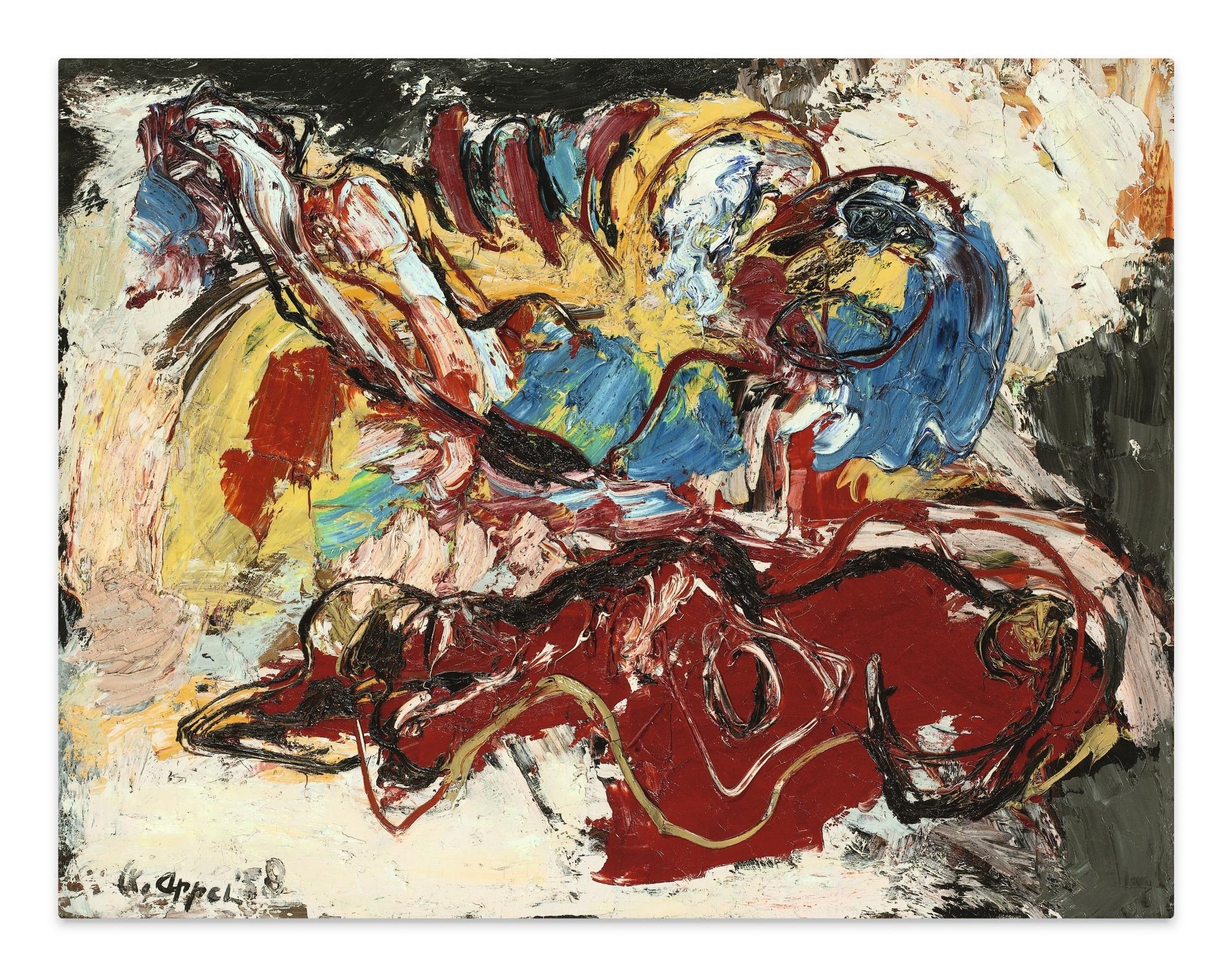 Karel Appel、Les Animaux du Desert、希少画集画