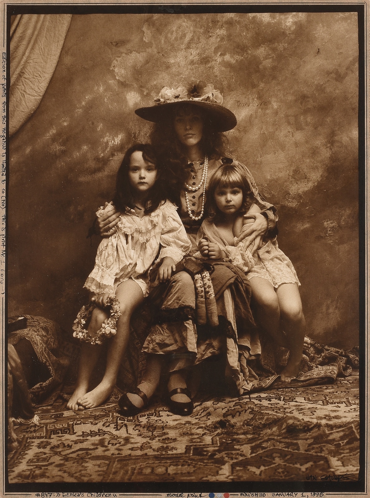 Jan Saudek | Lenka's Children (1995) | MutualArt