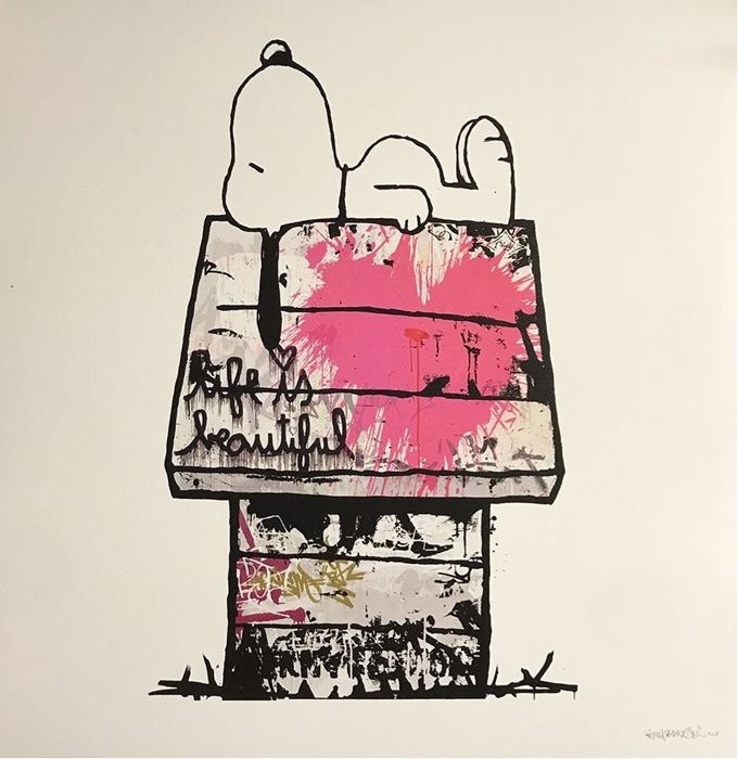 Kenny Random | Hard Times (Mr Brainwash) (2017) | MutualArt
