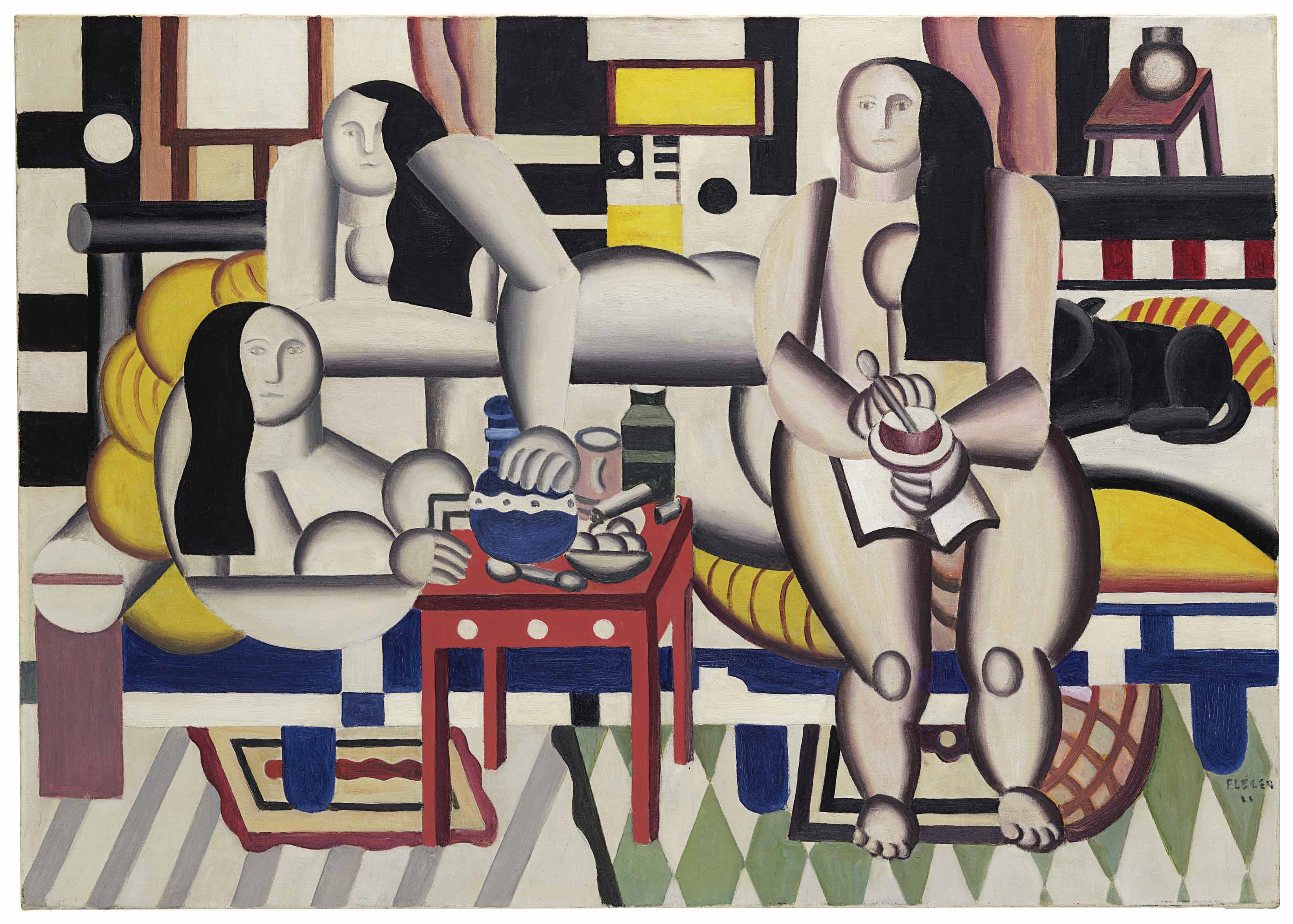 FERNAND LEGER、LA TABLE DANS LE JARDIN FERNAND LEGER、LA TABLE DANS LE JARDIN FERNAND LEGER、LA TABLE
