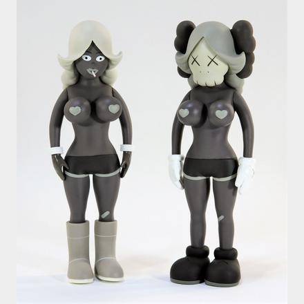 KAWS | KAWS X Todd James REAS Twins Grey (2006) | MutualArt
