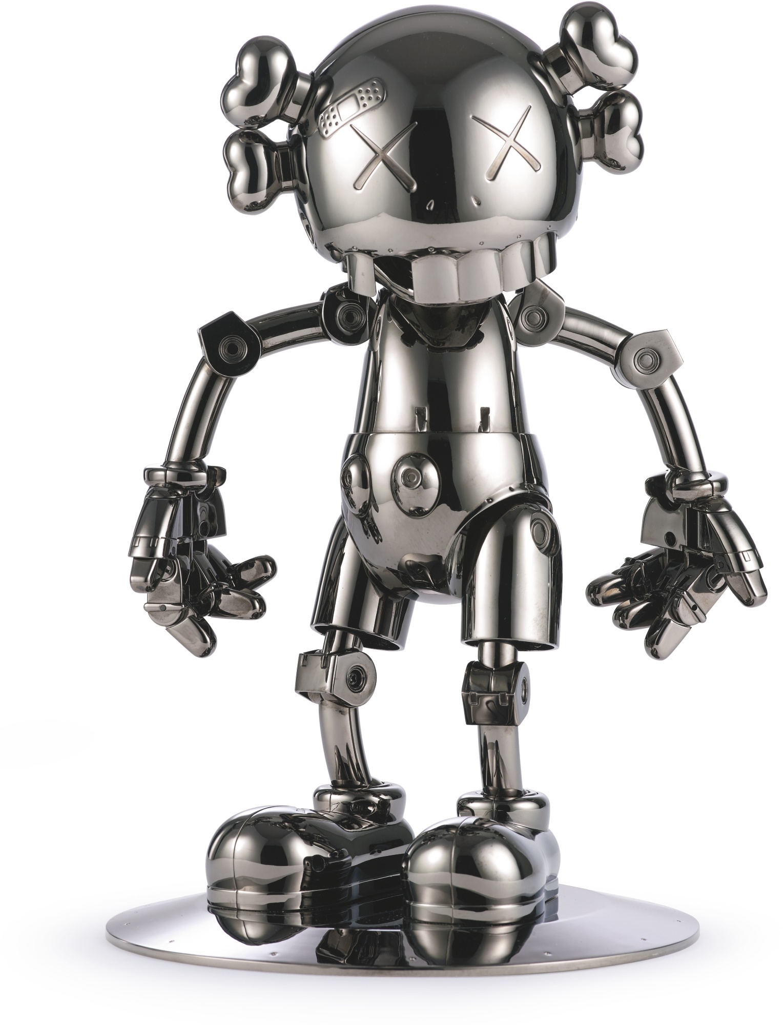 KAWS | NO FUTURE COMPANION (BLACK CHROME) (2008) | MutualArt