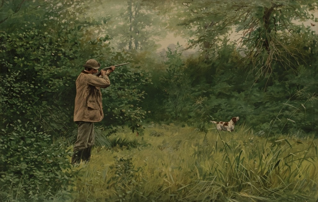 A・B・フロスト、「QUAIL SHOOTING: A DEAD STAND」