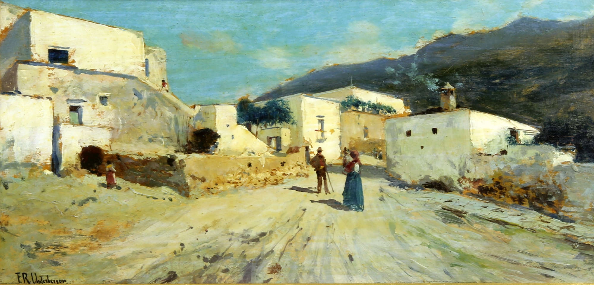 Franz Richard Unterberger | Study of Capri, Naples Italy, | MutualArt