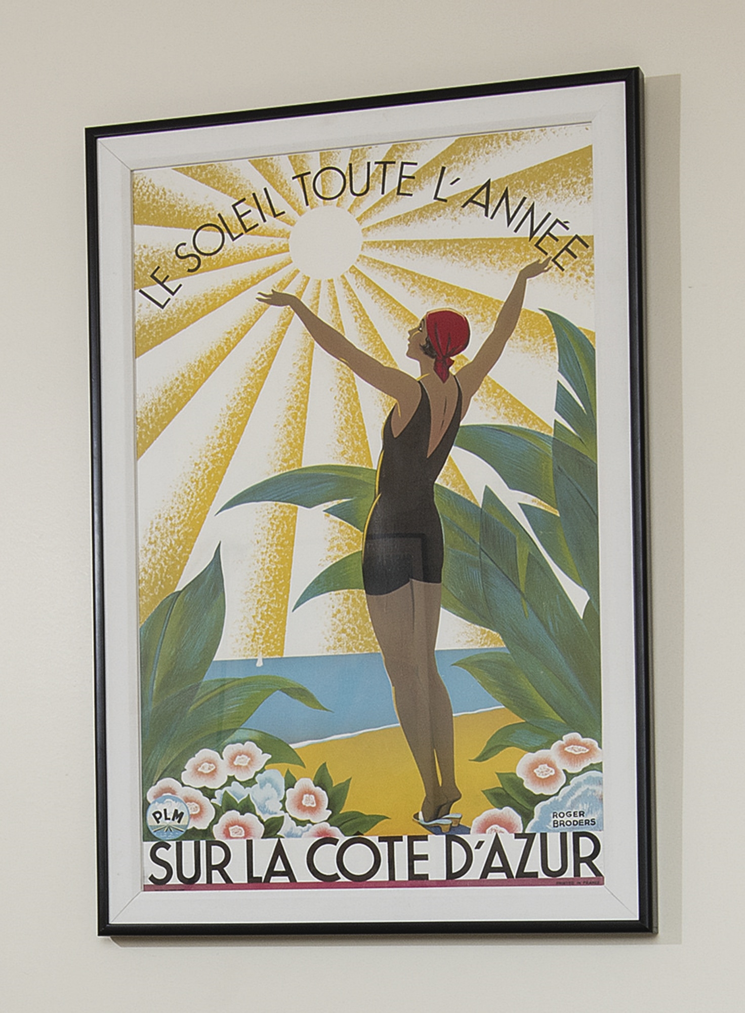 Roger Broders | SUR CÔTE D'AZUR, LE SOLEIL TOUTE L'ANNÉE (1931