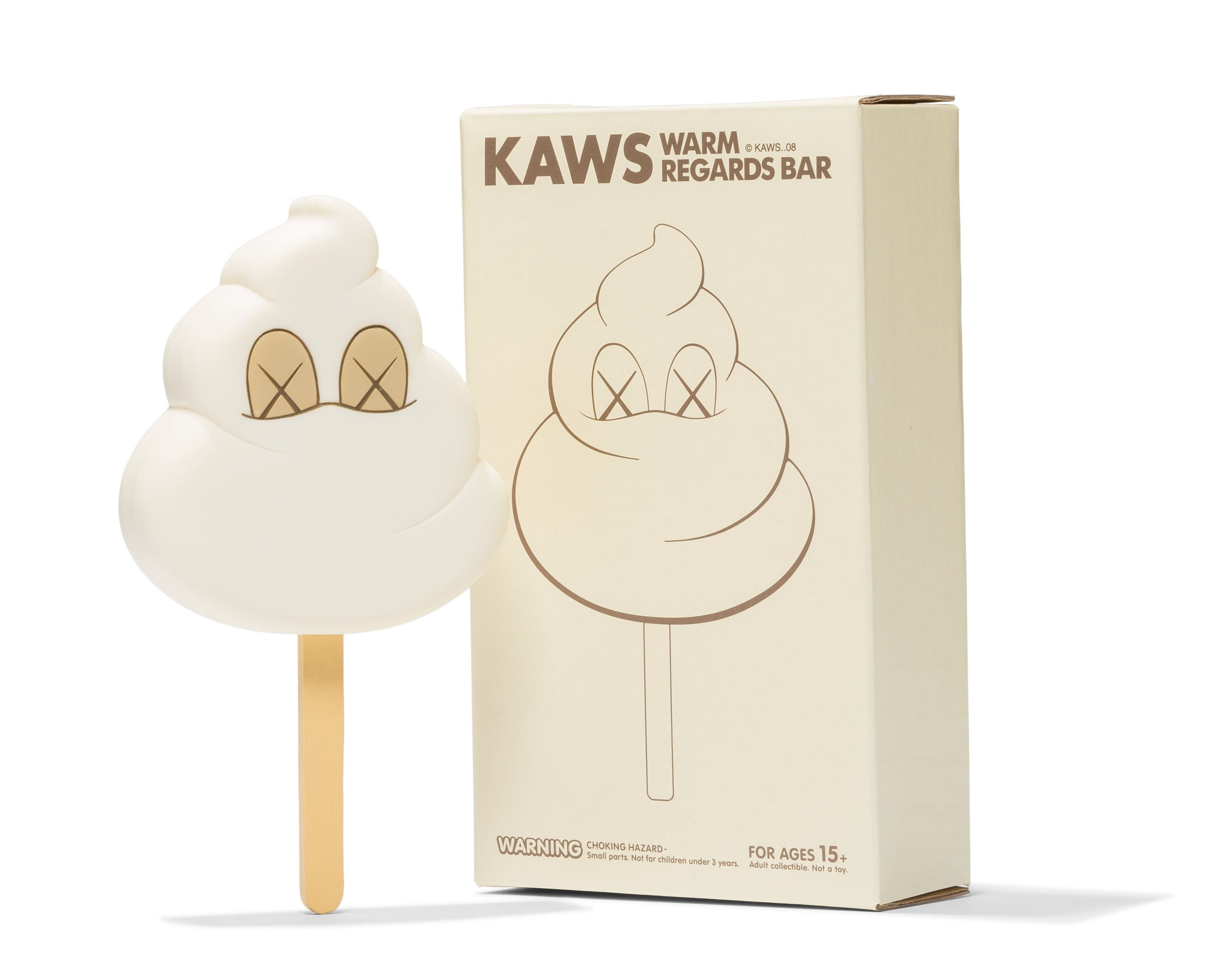 Warm Regards Bar | - KAWS Kaws Brown Fake & Bars of (White 