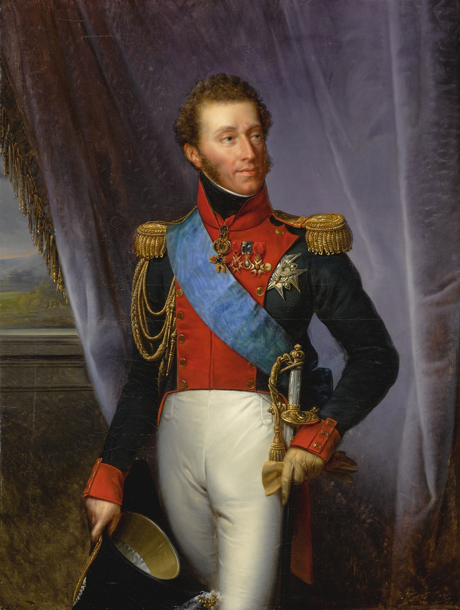 Image of Portrait of the Duke of Angouleme Louis Antoine (Louis-Antoine) d' Artois