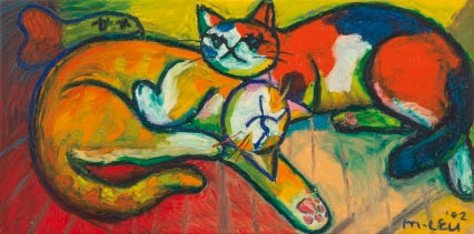 マイケル・ルー「ユニオンスクエア」シルクスクリーン 大作 直筆サイン