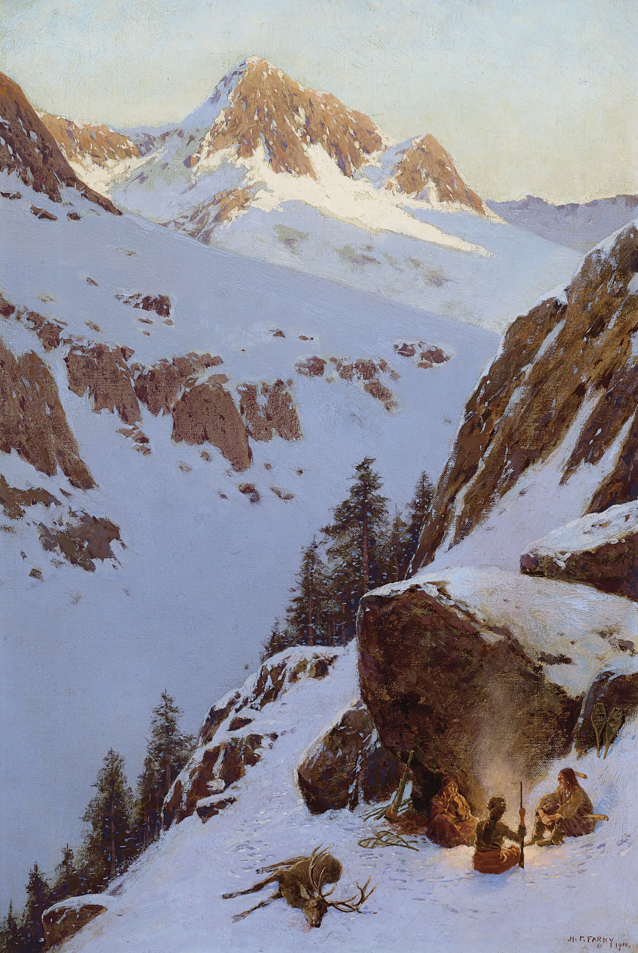 Morning Of A New Day Henry Farny Henry Francis Farny | The Day is Done | MutualArt