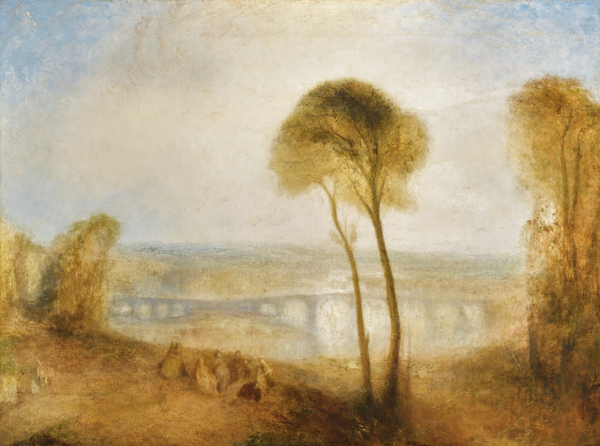 Joseph Mallord William Turner | LANDSCAPE WITH WALTON BRIDGES