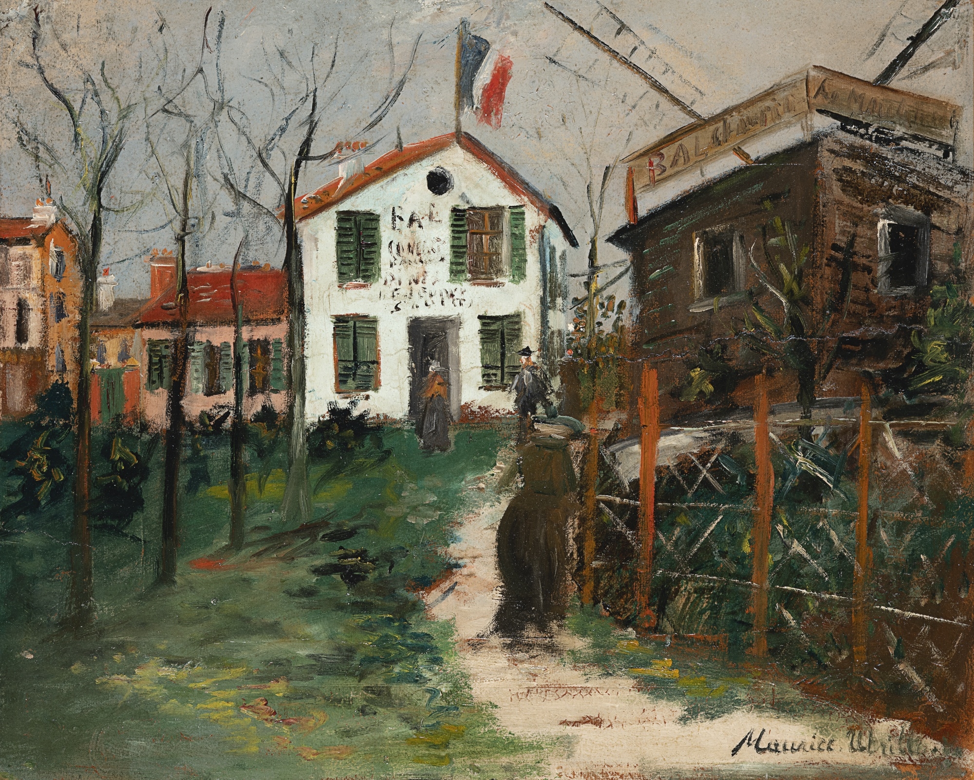 Maurice Utrillo | CHEMIN DE MOULIN, SANNOIS (VAL D'OISE) | MutualArt