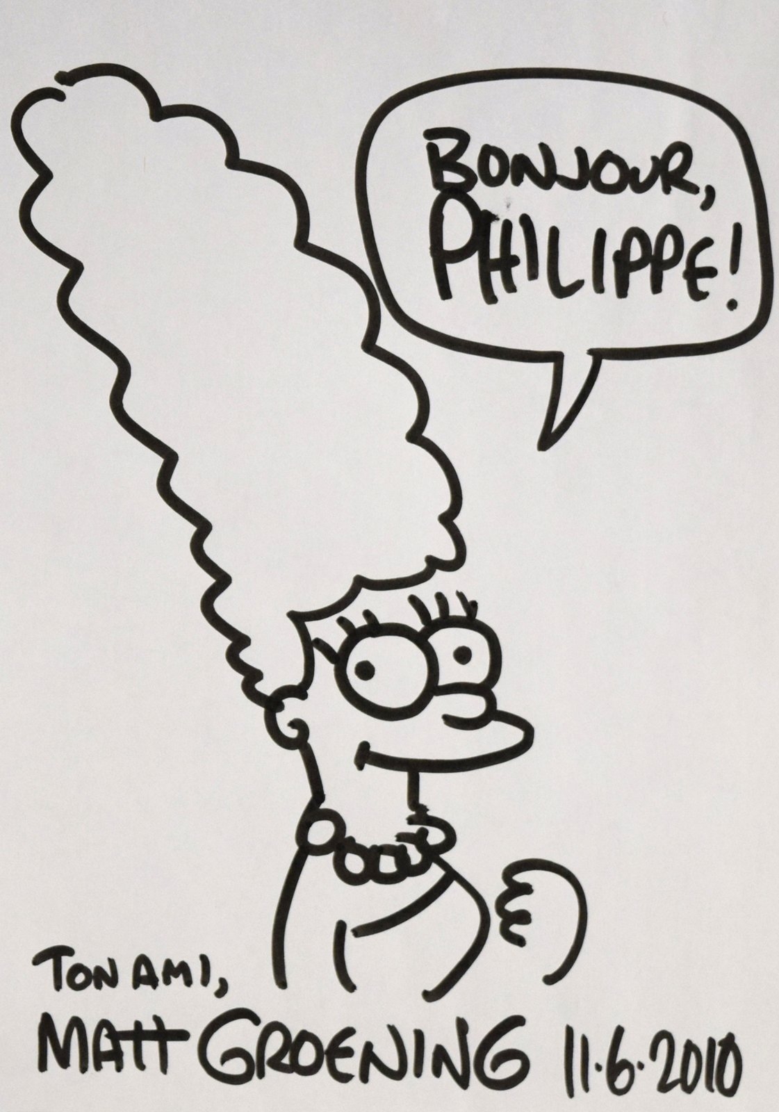 Matt Groening Les Simpson Mutualart
