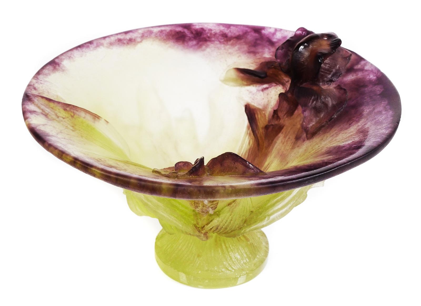Daum Crystal Iris Bowl 01642