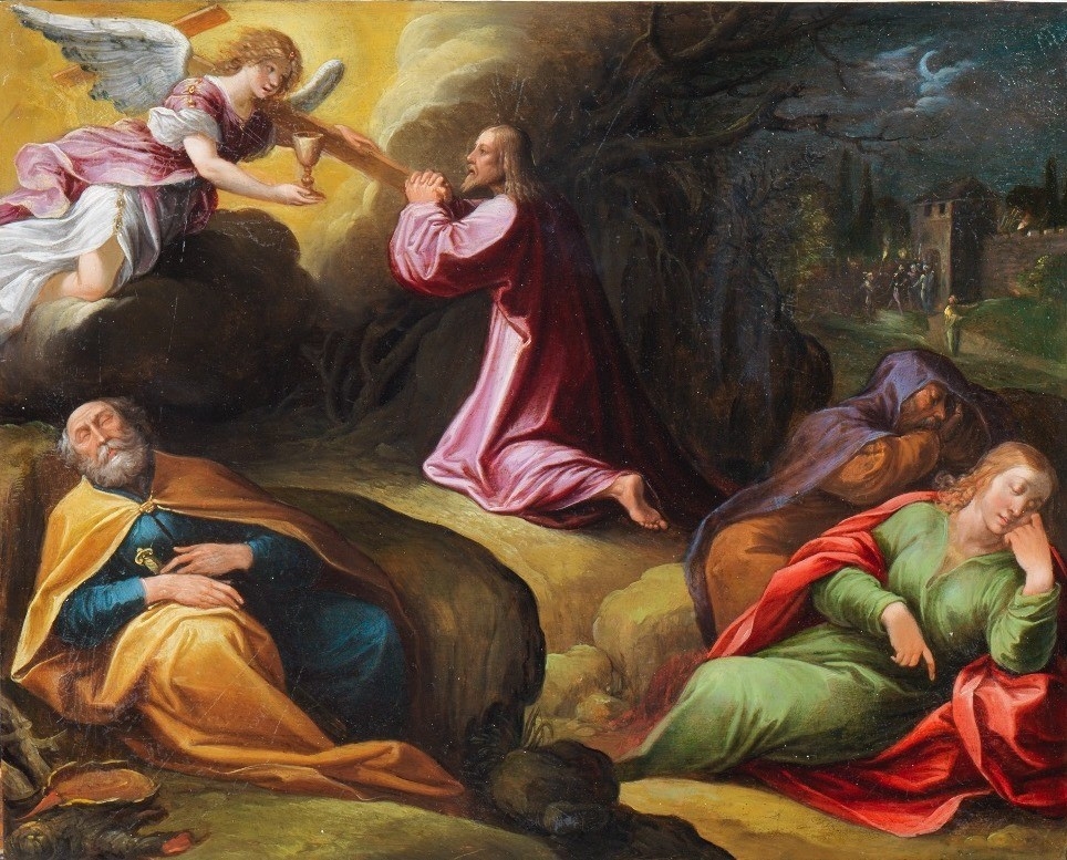 jesus praying in gethsemane painting