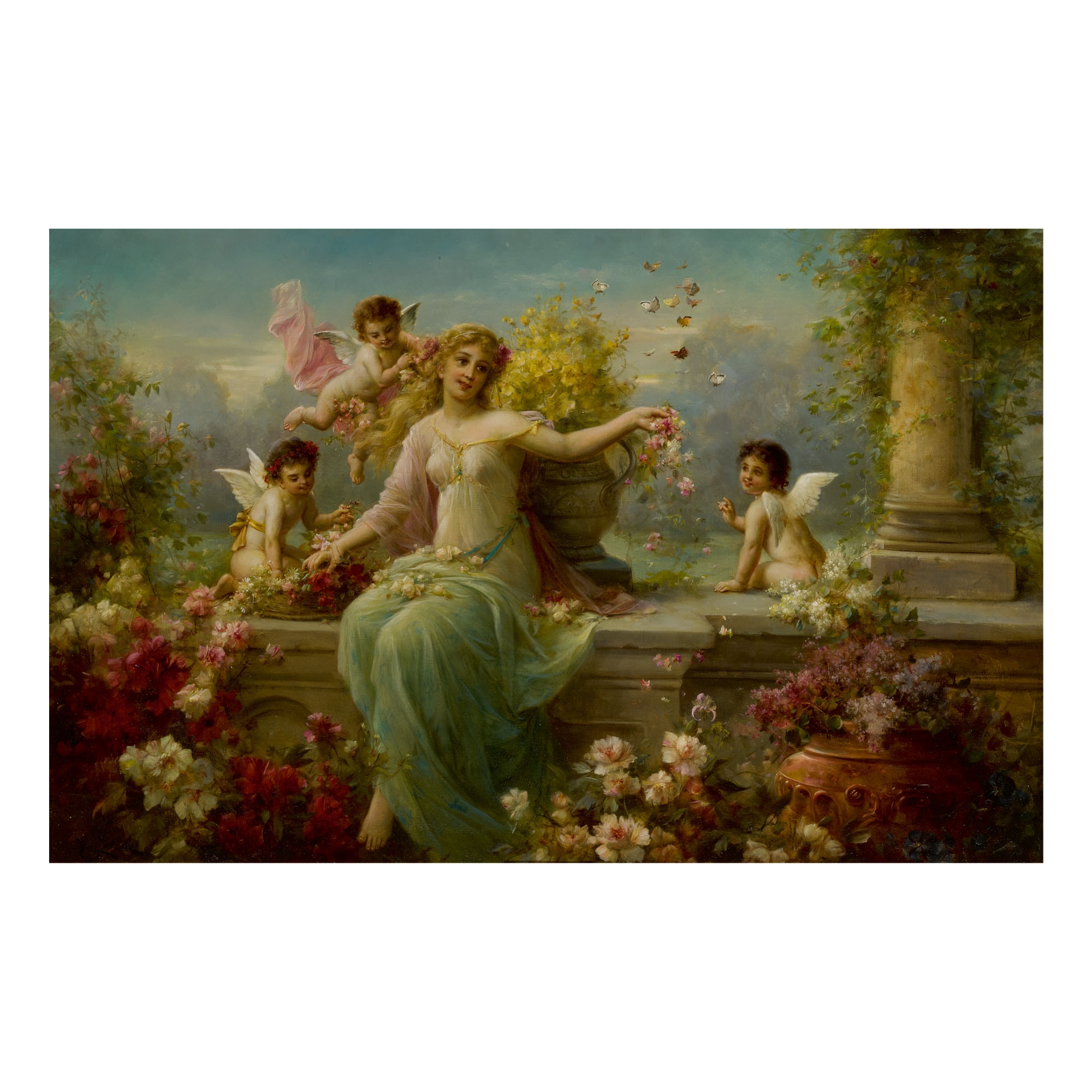 Hans Zatzka Fleurs Printanieres 1859 1945 Mutualart