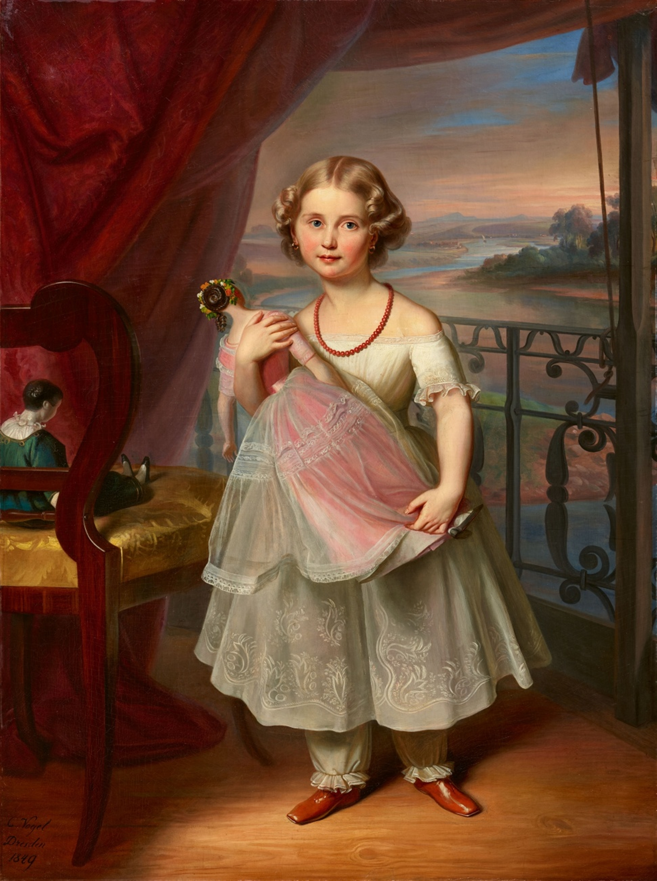 Portrait of a Girl with Bisque Doll - The Charles Hosmer Morse Museum of  American Art