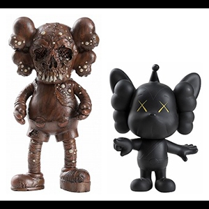 Pushead | Kaws Companion (Pushead Version & Kaws Jpp (Black