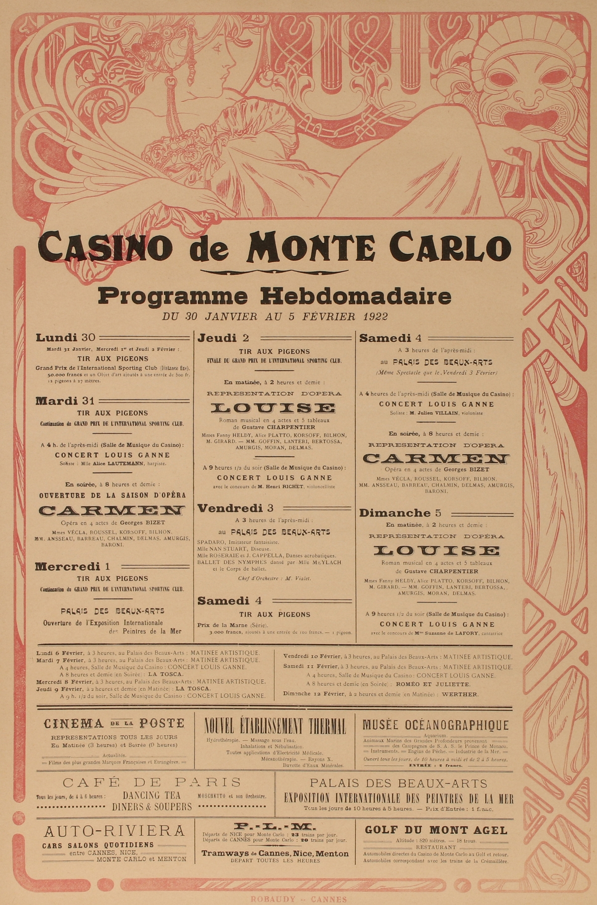 Casino De Paris Programme
