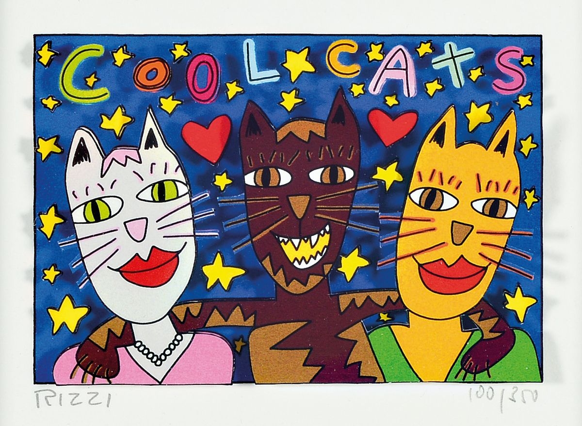 James Rizzi | Cool Cats # | MutualArt