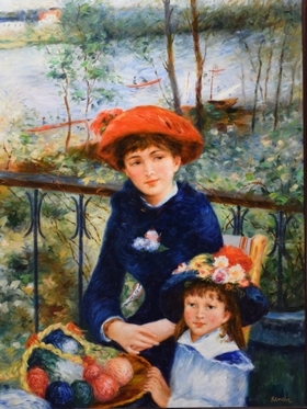 Pierre-Auguste Renoir | MOTHER & DAUGHTER | MutualArt