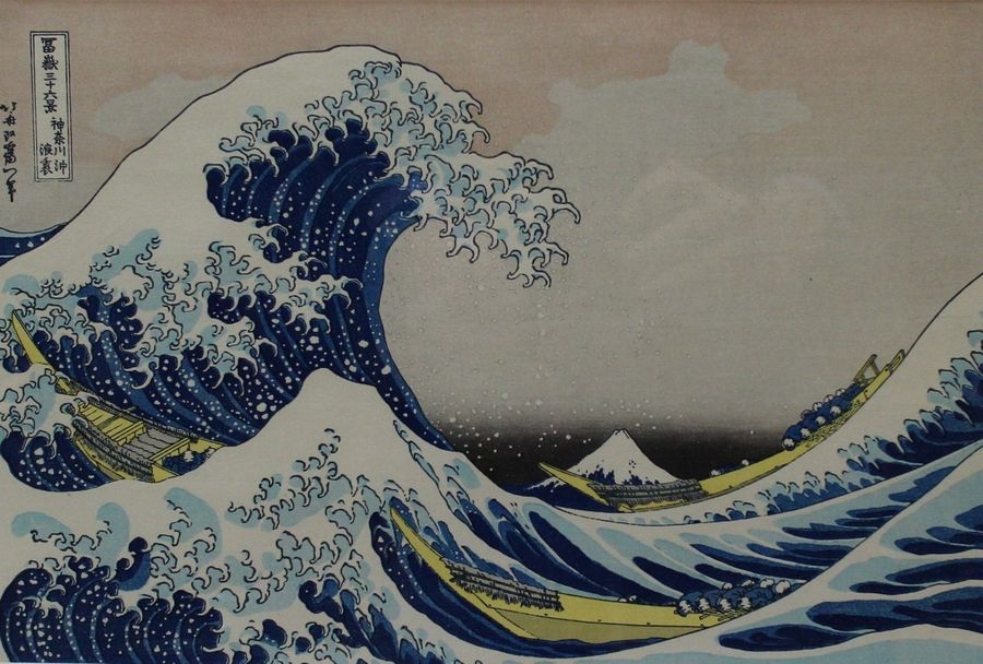 Katsushika Hokusai : La Grande Vague à Kanagawa