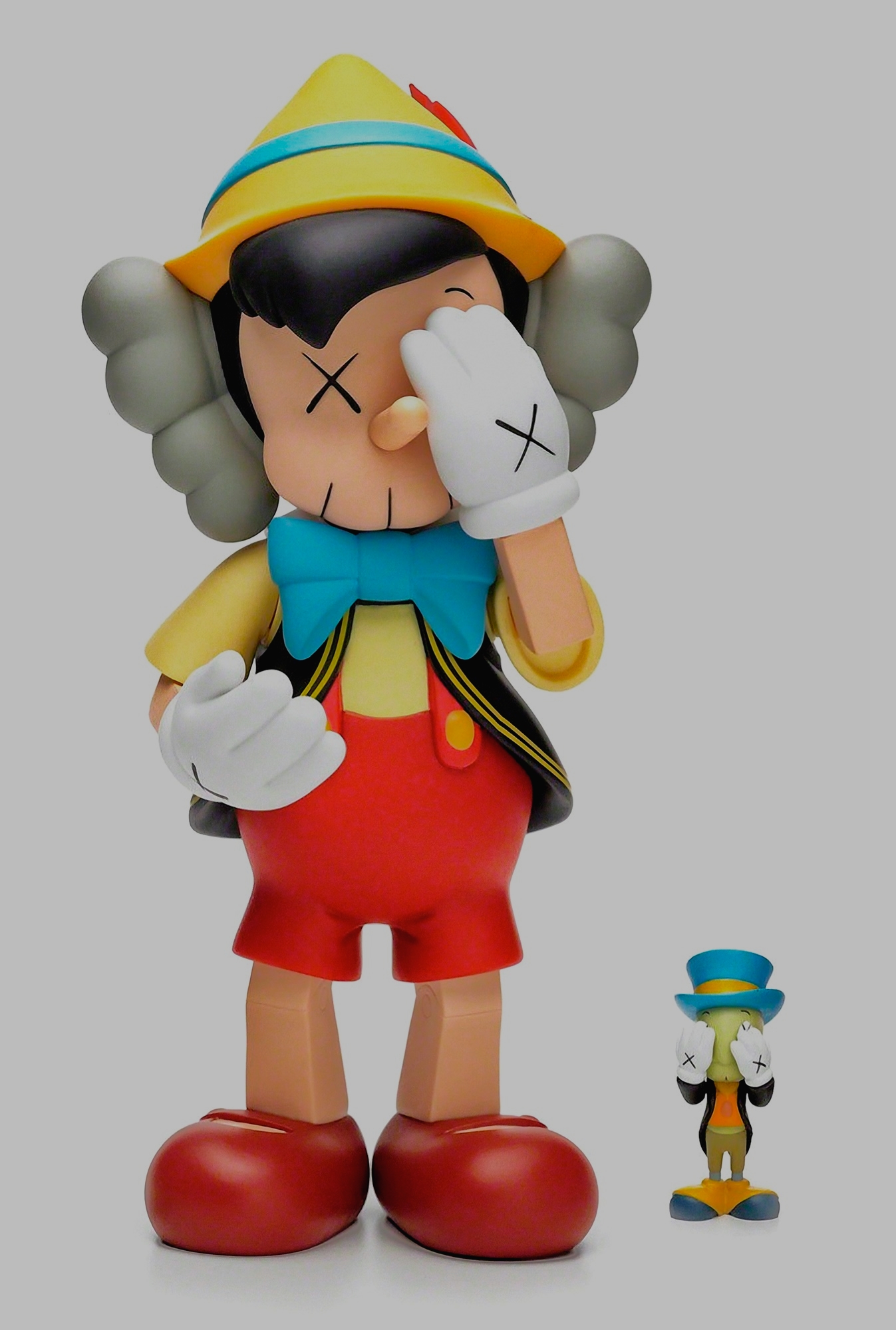 KAWS | Two works: Pinocchio; Jiminy Cricket (2010) | MutualArt
