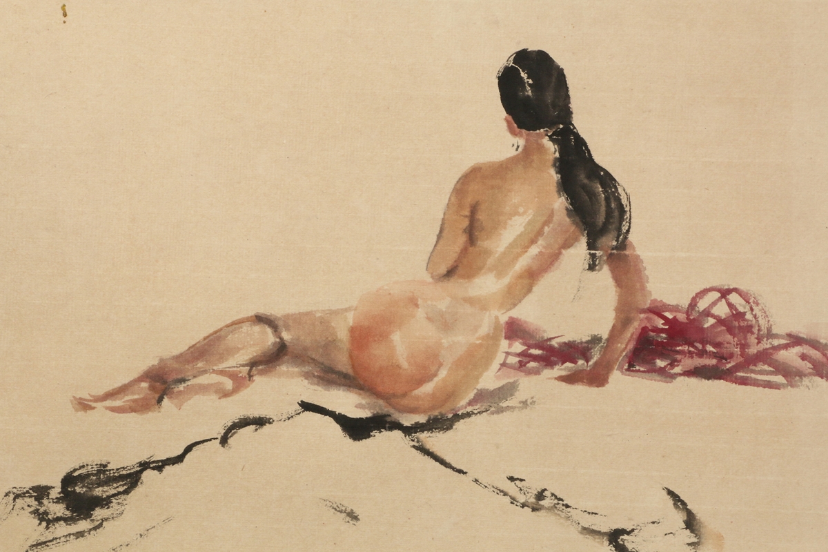 Modeling nude in Beijing art Models 'expose'