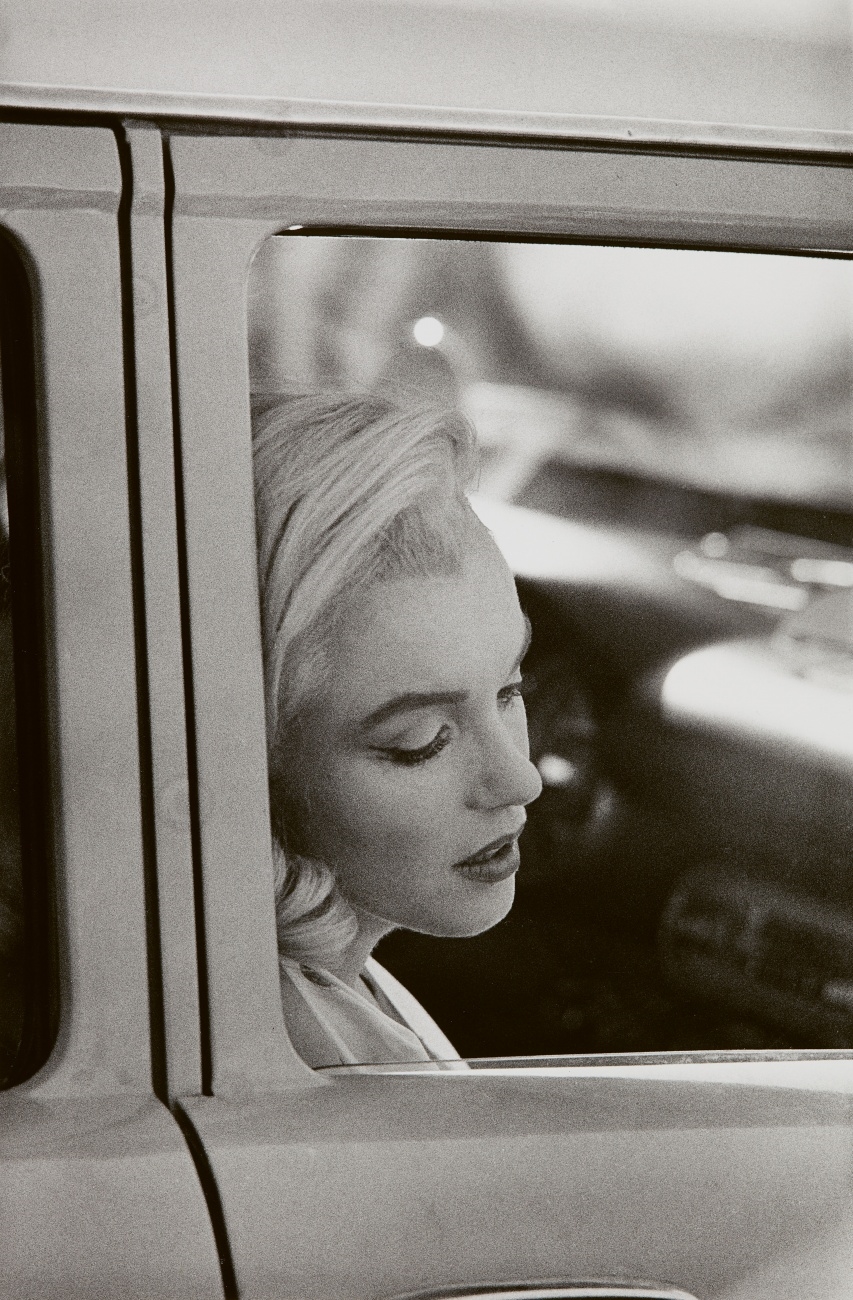 Marilyn Monroe on set in Nevada, 1960.