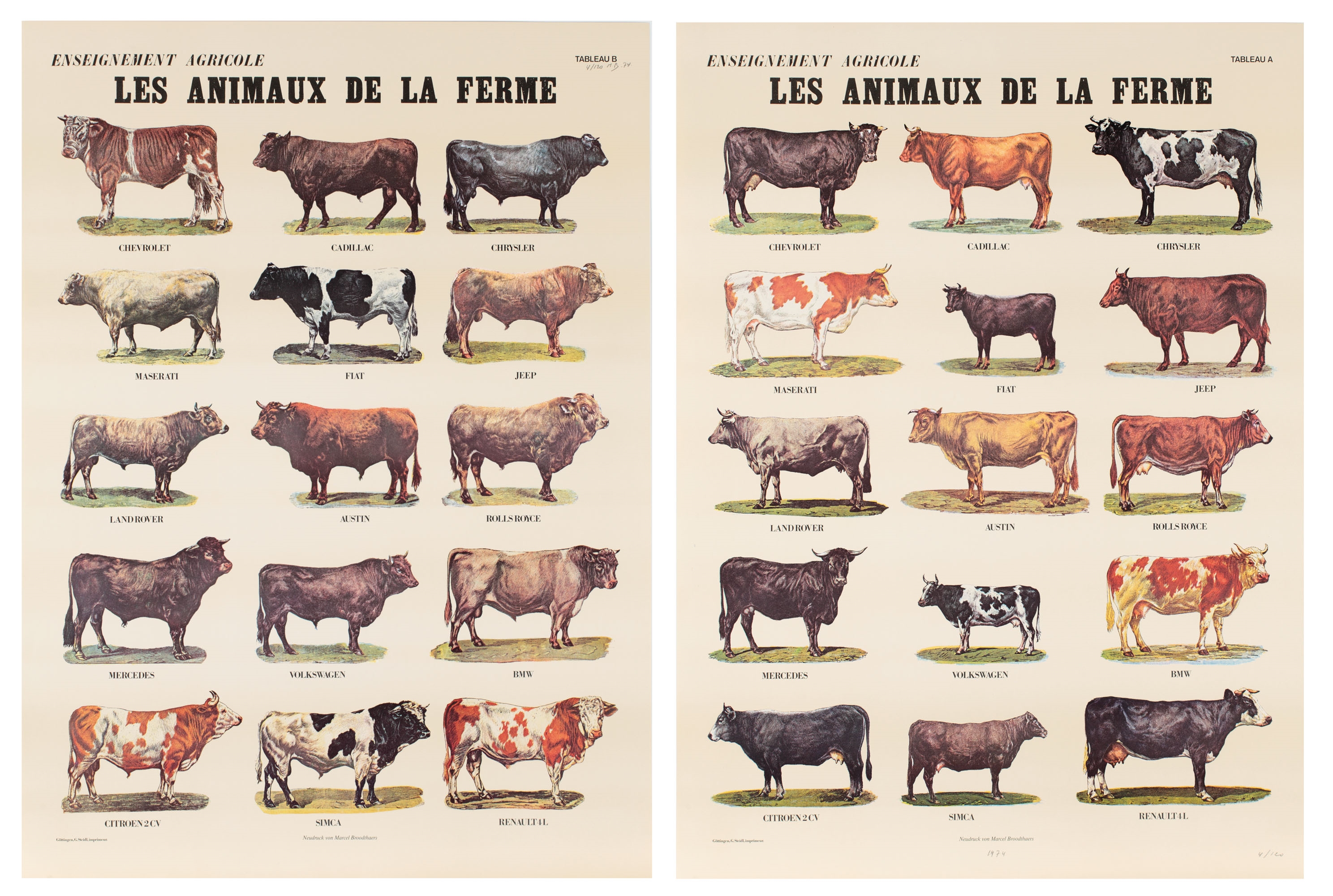 Les Animaux de la Ferme, Animals of the Farm in French