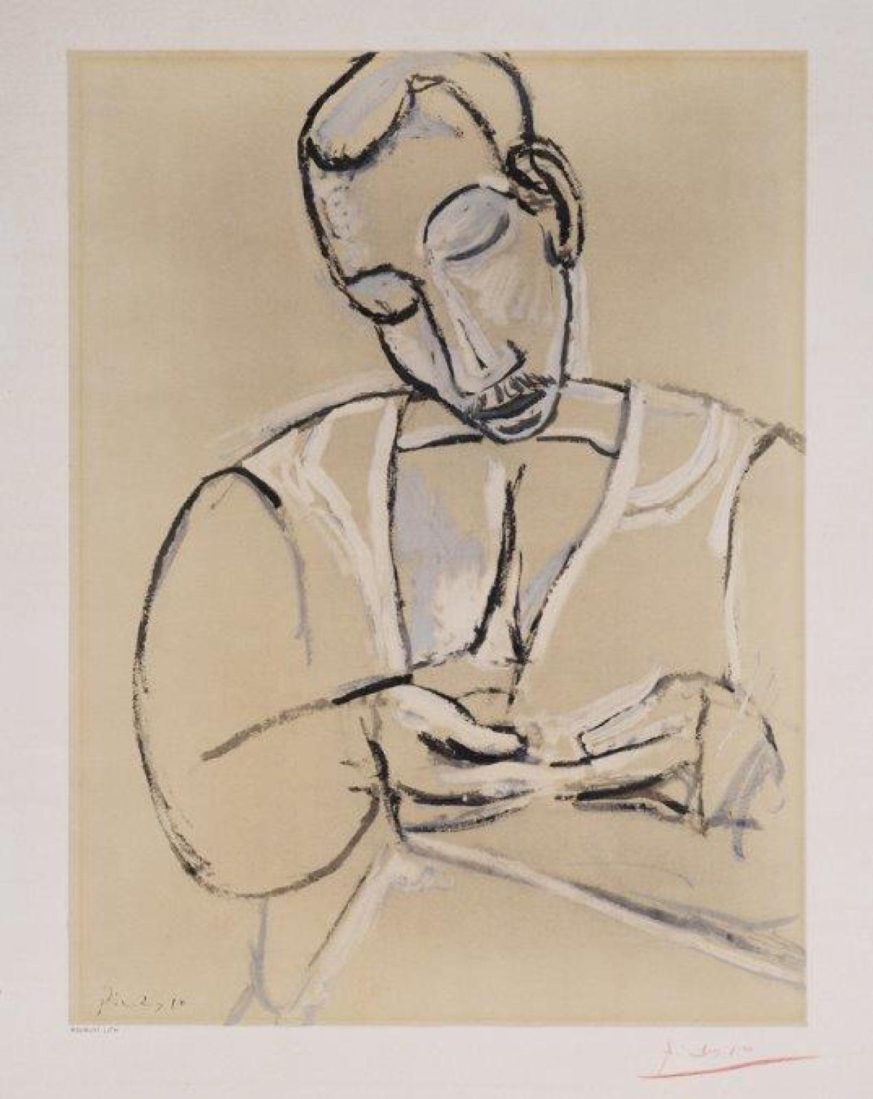 Pablo Picasso, DRAWINGS FROM HALF A CENTURY AGO (Circa 1956)