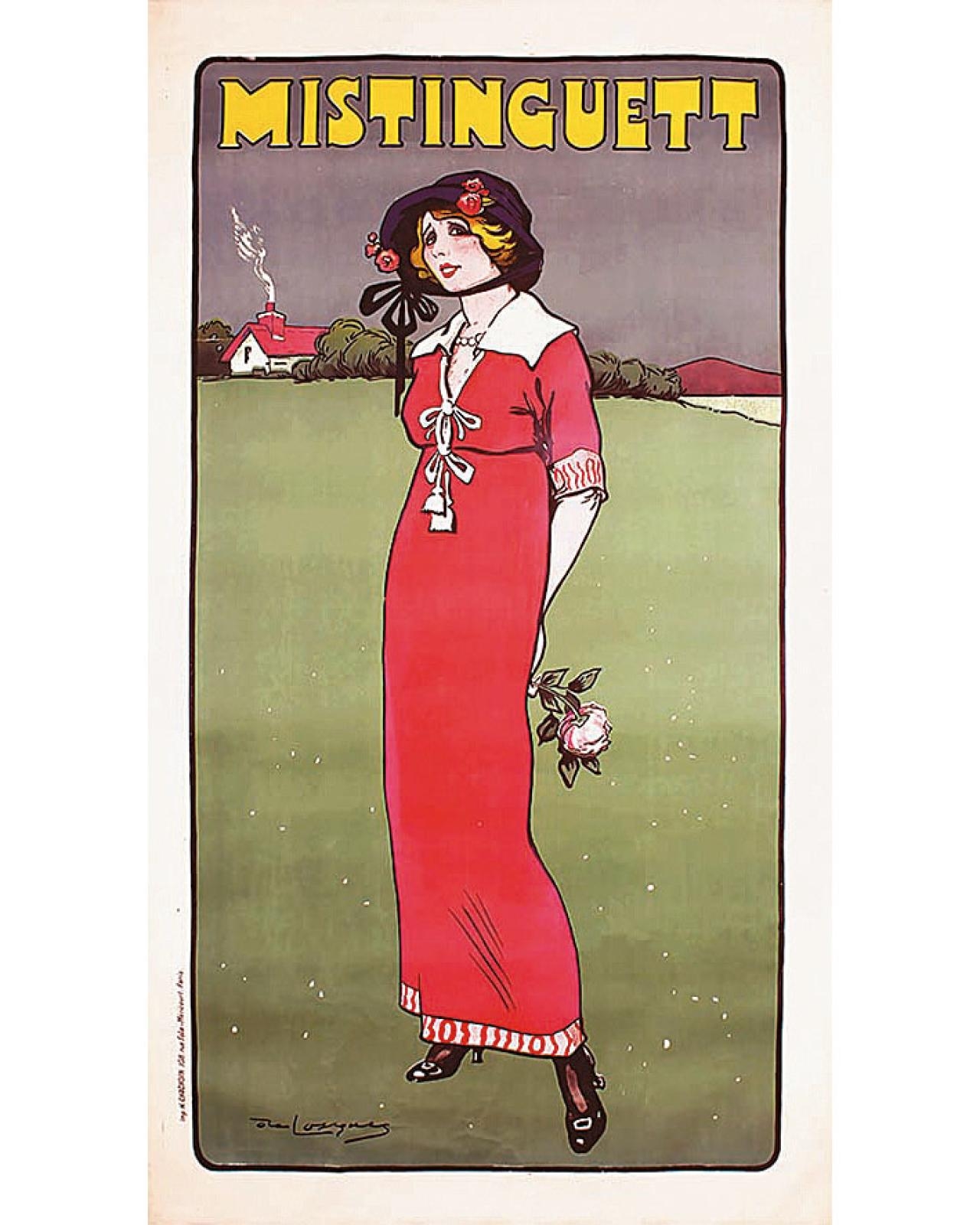 Daniel Thouroude De Losques Mistinguett 1911 Mutualart