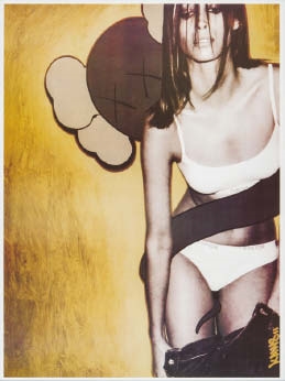 KAWS x Christy Turlington　ポスター KAWS x Christy Turlingtonポスター
