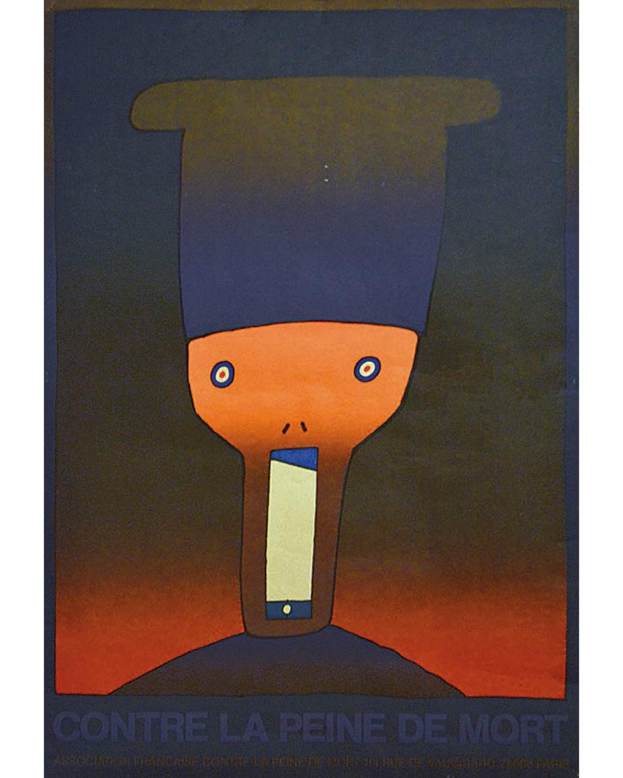 Folon Jean Michel Contre La Peine De Mort Circa 1970 Mutualart